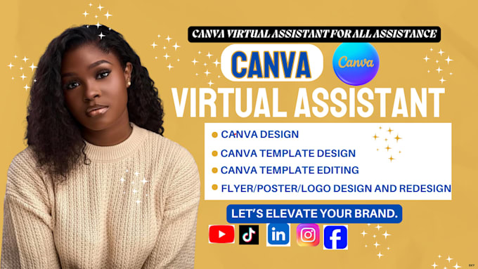 canva virtual assistant canva design canva va canva design exoert for instagram