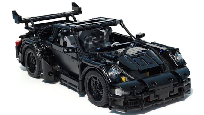 design 3d lego model, lego moc and lego car model