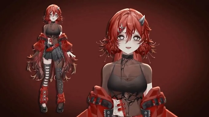 rig live2d vtuber model head xyz expressions physics body movement and tracking