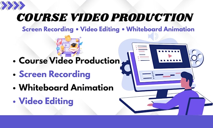 do online course video, educational, elearning video production on tella, canva