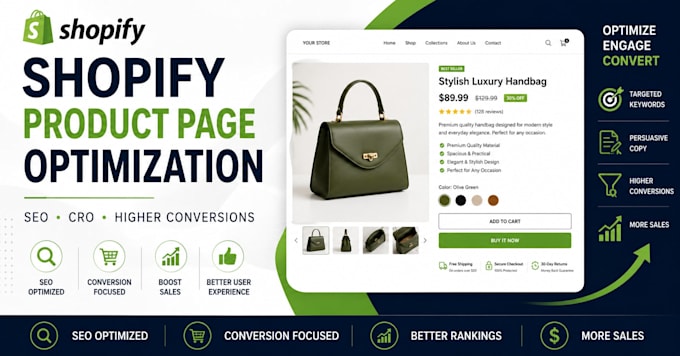 optimize your shopify product page for SEO and conversions