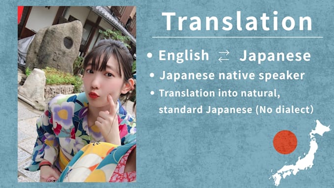 translate english to japanese manually