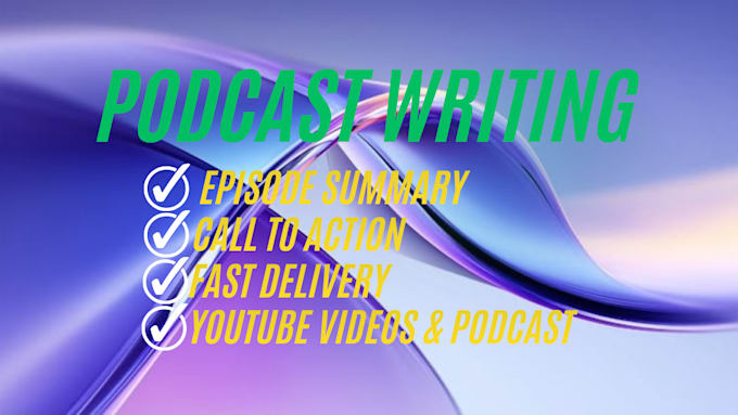 write engaging podcast script