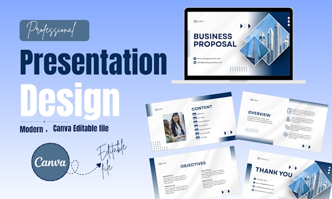 design a professional canva presentation