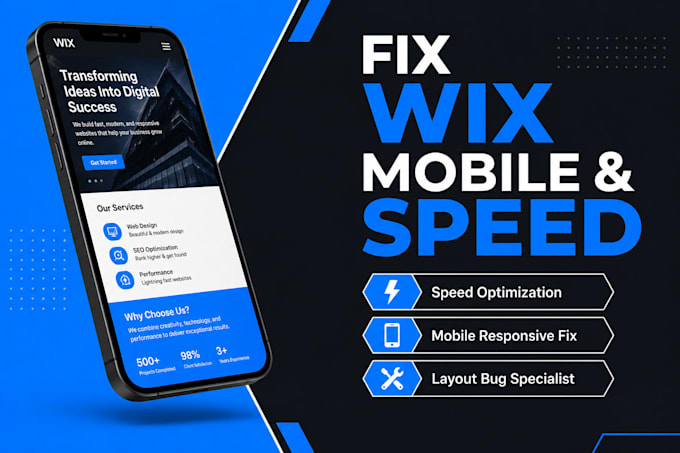 do wix speed up and wix mobile fix optimization