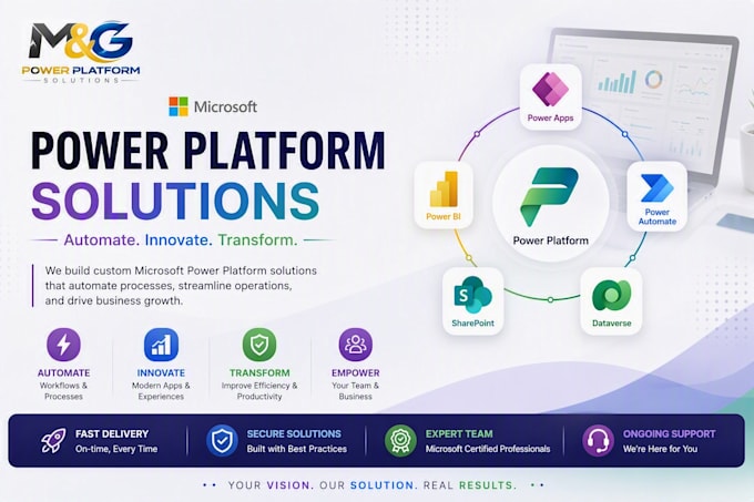 build custom microsoft power platform solutions for your business