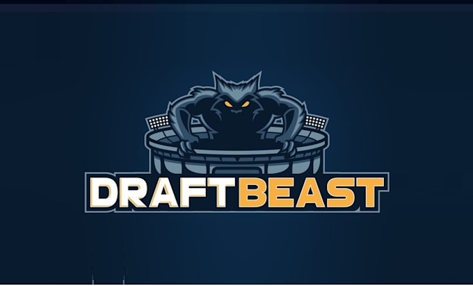 create vibrant draft beast logo for our fantasy drafting app