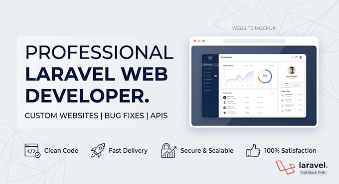 build or customize your laravel website