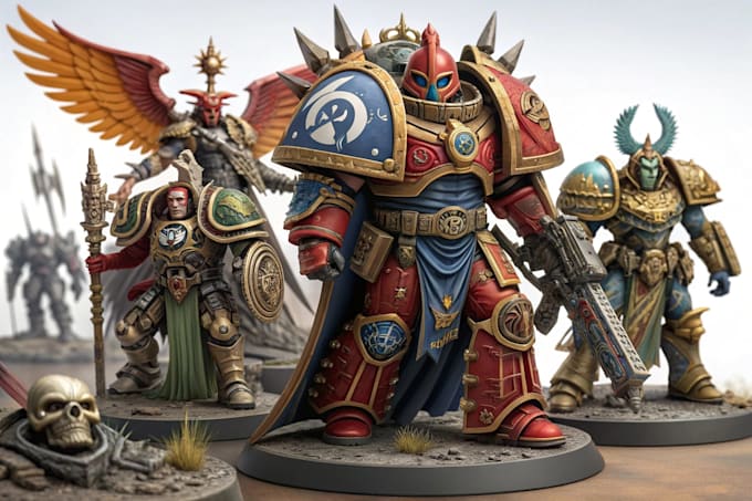 create warhammer 40k art