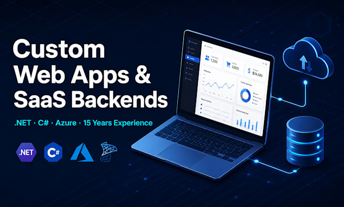build a custom web app or saas backend with dot net
