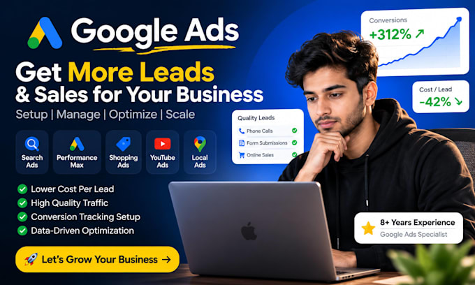 be your google ads manager and grow your business