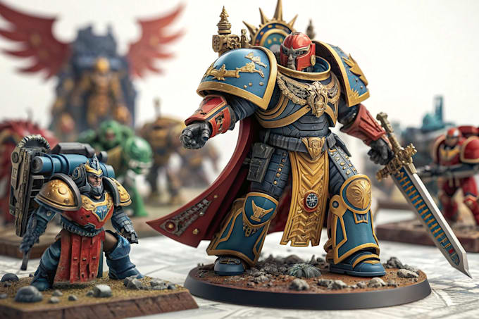 paint your warhammer 40k miniatures
