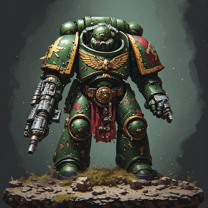 create warhammer 40k art