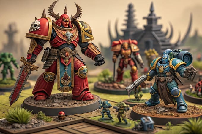 paint your warhammer 40k miniatures