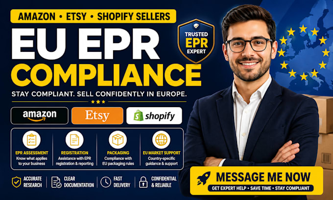 help amazon etsy shopify sellers with eu epr compliance