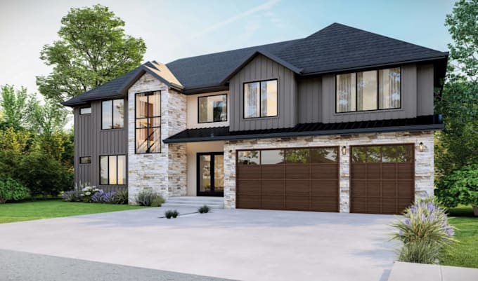 design 3d exterior rendering 3d architectural visualization