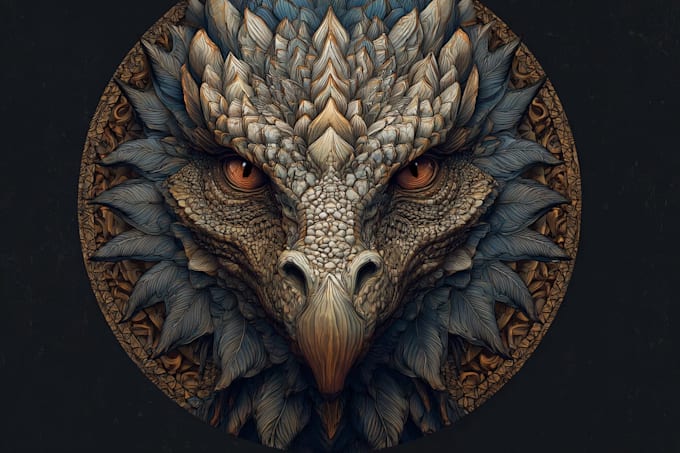 unique and detailed fantasy logo