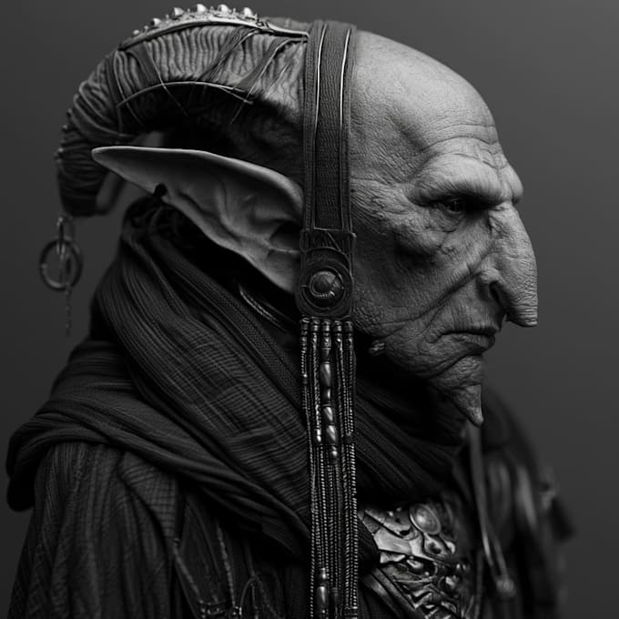 create creepy monsters and dark fantasy characters