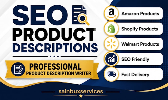 write SEO product descriptions