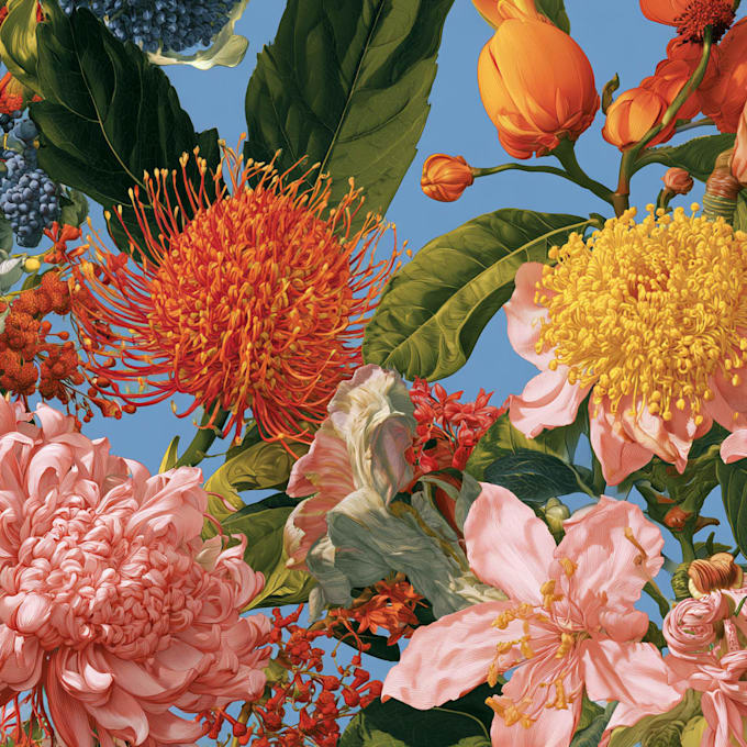 draw create a botanical illustration, traditional watercolor