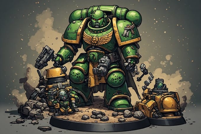 paint your warhammer 40k miniatures