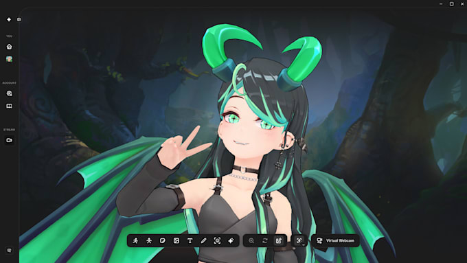 create custom vrchat avatar vtuber model furry art 3d character unity fbx ready