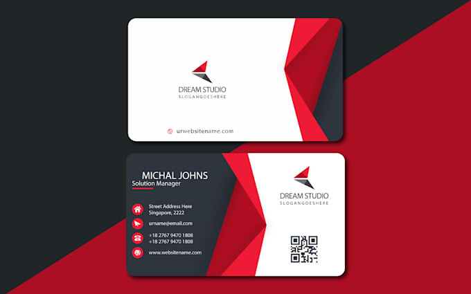 design a professional modern business card