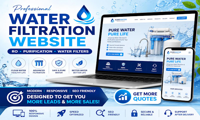 design water filtration website purification ro system water damage website
