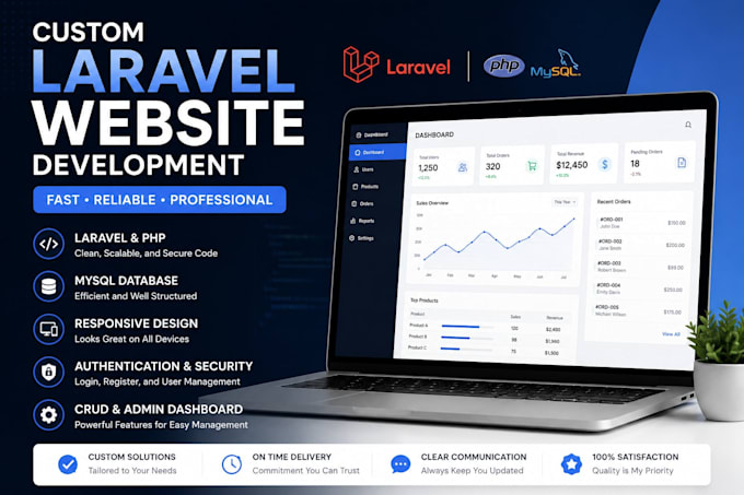 build a custom laravel website