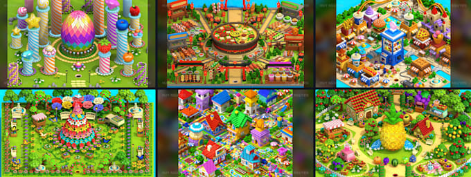 create professional 3d voxel for mobile games