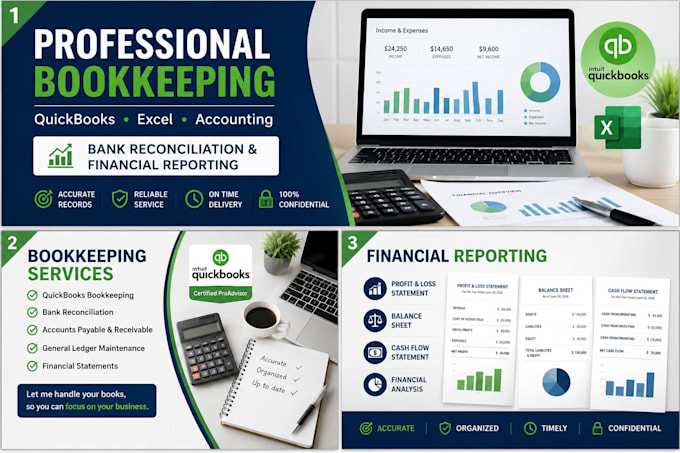 bookkeeping, accounting and financial reporting