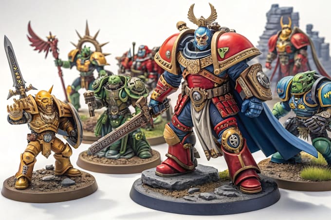 paint your warhammer miniatures