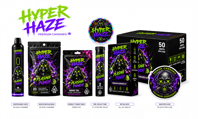 design complete cannabis vape packaging system