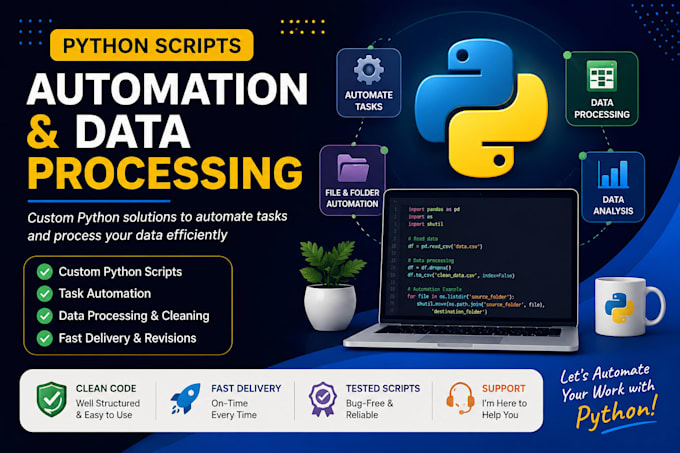 create a python script for automation and data processing