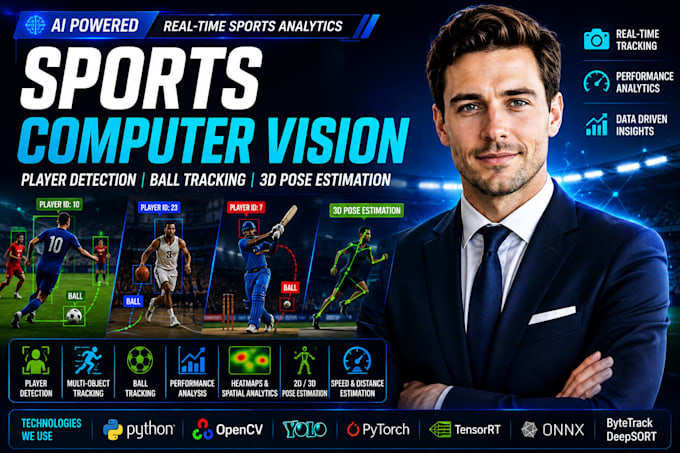 build sport computer vision, player detection, ball tracking, 3d pose estimation