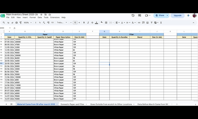 create an inventory management system and tracker in excel