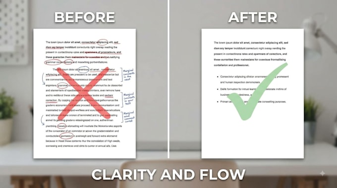 proofread and edit your academic papers with track changes