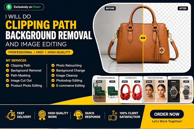 do professional clipping path,image editing