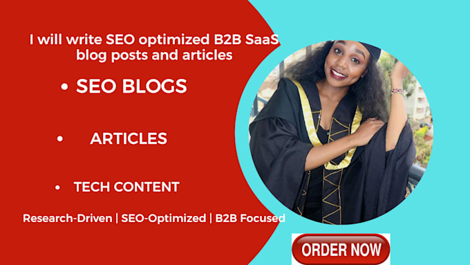 write SEO optimized b2b saas blog posts and articles