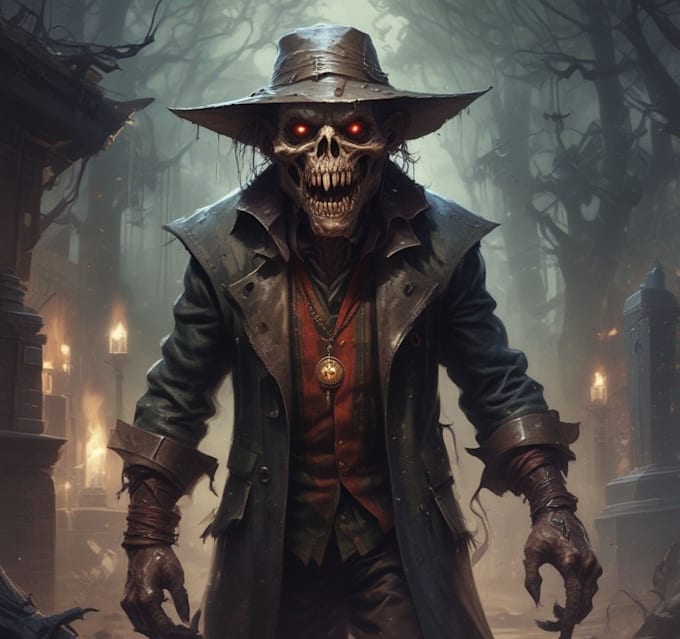 create an epic supernatural dark fantasy tale