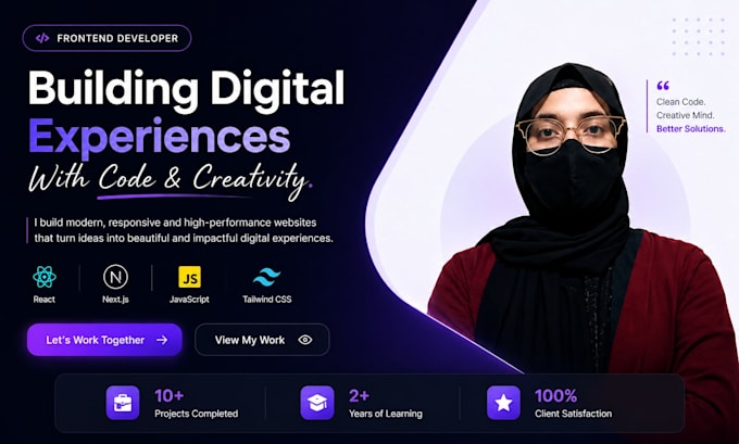 build responsive websites using HTML5 css3 javascript react and nextjs