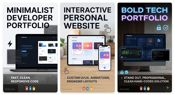 build a modern developer portfolio or personal website