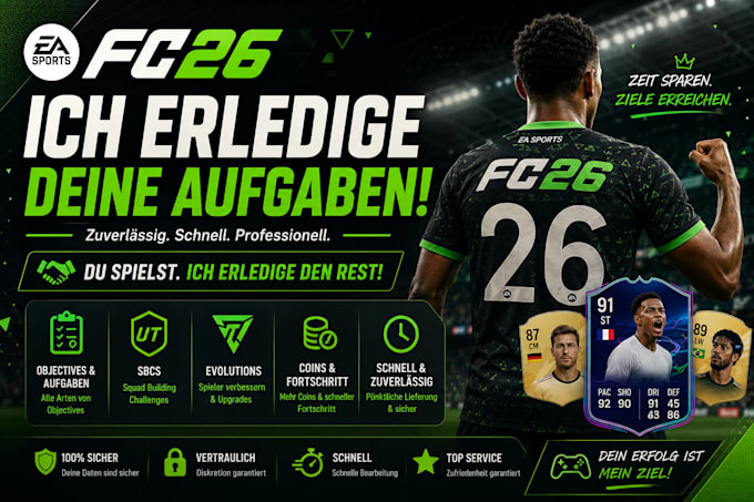 ich erledige deine aufgaben in eafc