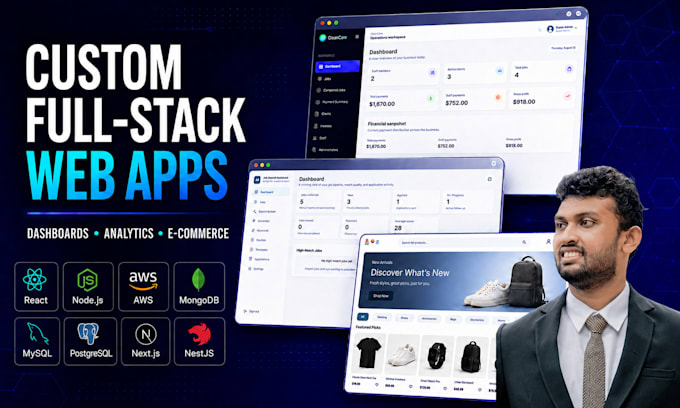 build a custom web application or business portal