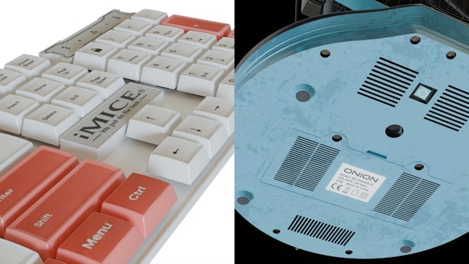 create high quality 3d models, animations and realistic renders