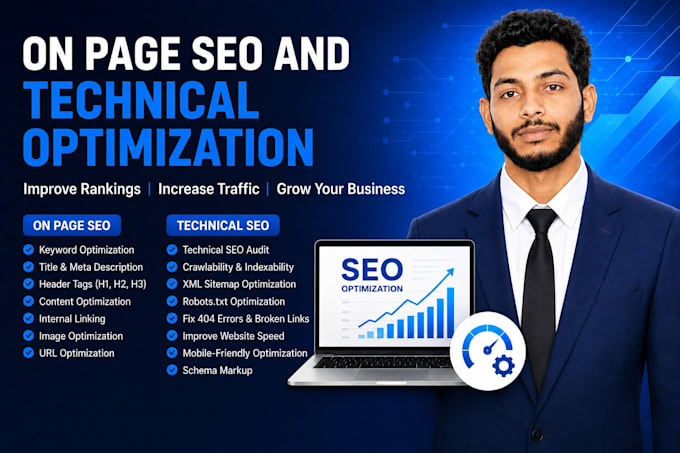 do on page and technical SEO optimization for your website