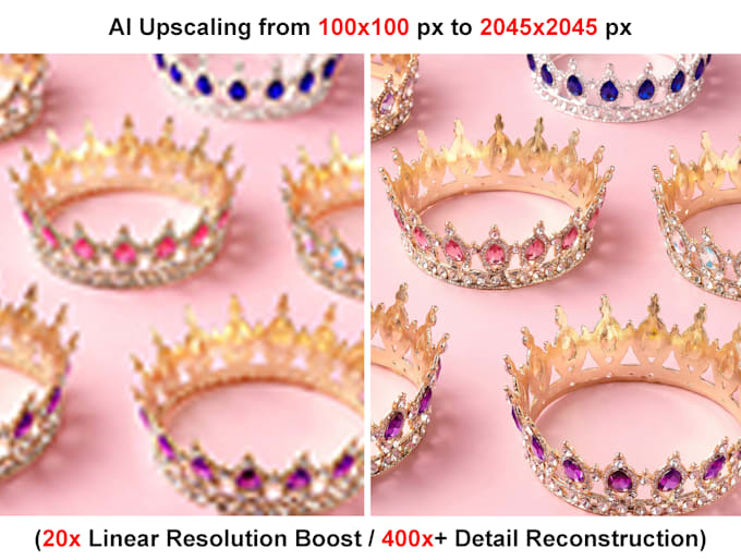 upscale image resolution and sharpen fine details using ai