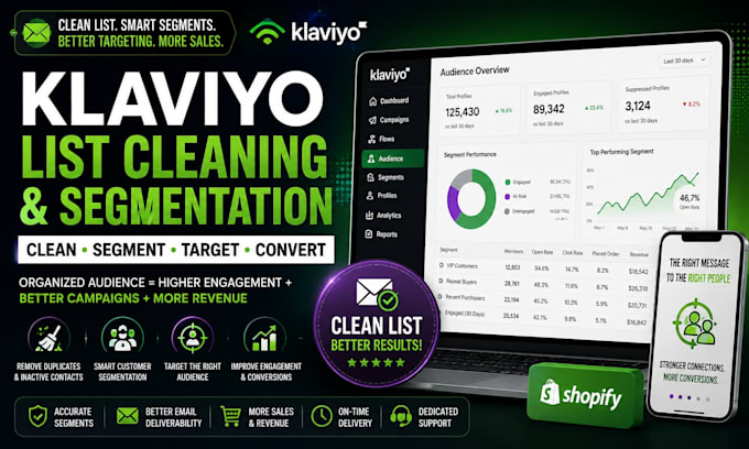 clean and segment your klaviyo email list for targeted campaigns