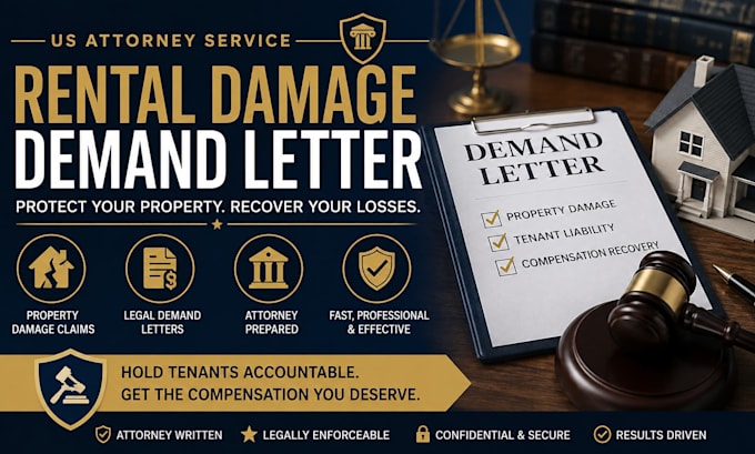 draft an attorney demand letter for wrongfully withheld security deposits