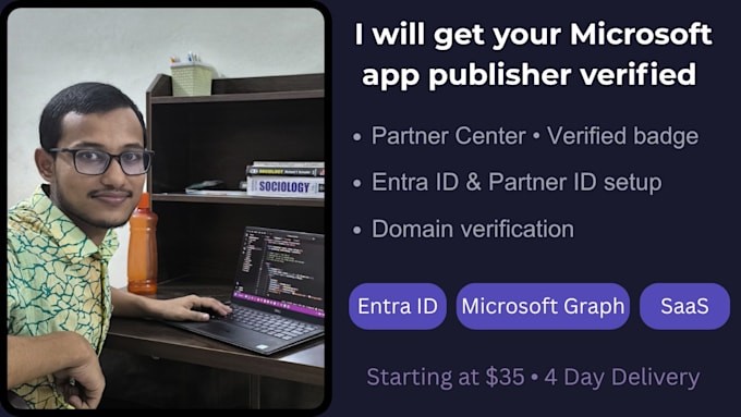 get your microsoft app publisher verified via entra id